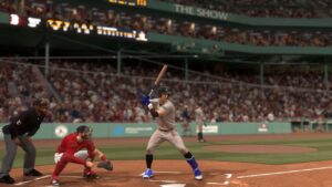 MLB the show 24 best batting stance: Player batting at Fenway park