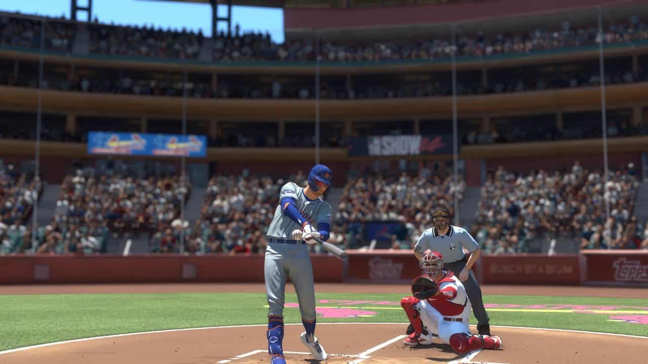 mlb the show 24 egg hunt: Brandon Nimmo hits the ball