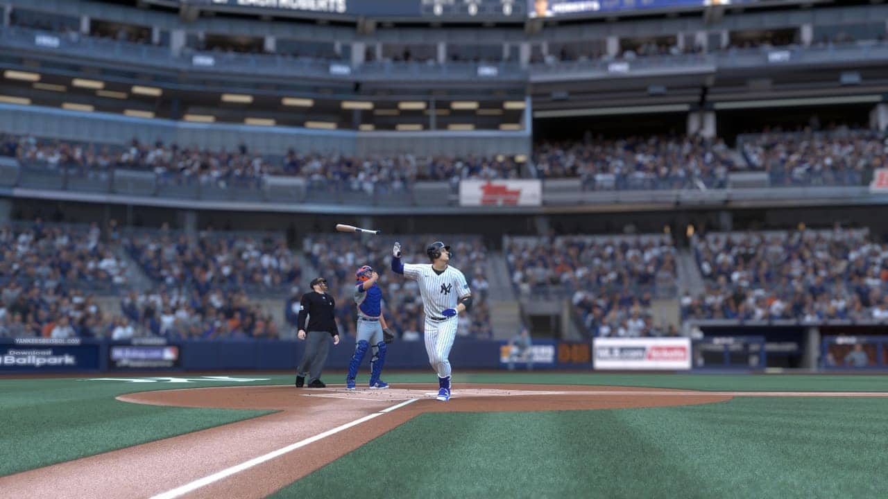 How to level up in MLB The Show 24: Player hits home run