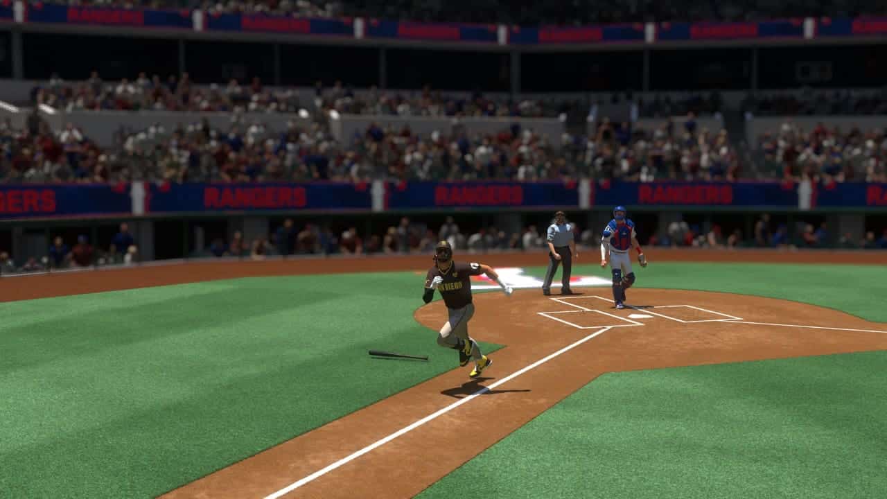 MLB The Show 24 player ratings: Fernando Tatis Jr. running to first