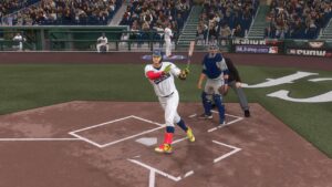 How to upgrade player mlb the show 24: Player watches as home run flies