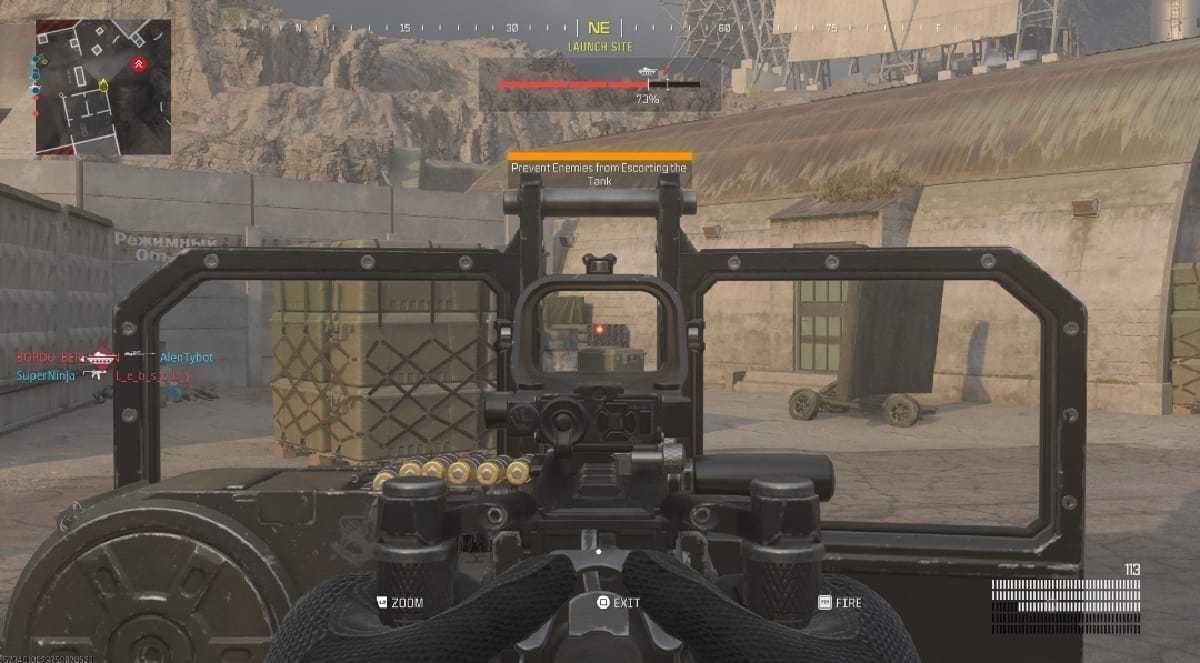 A screenshot of a weapon in call of duty MW3.