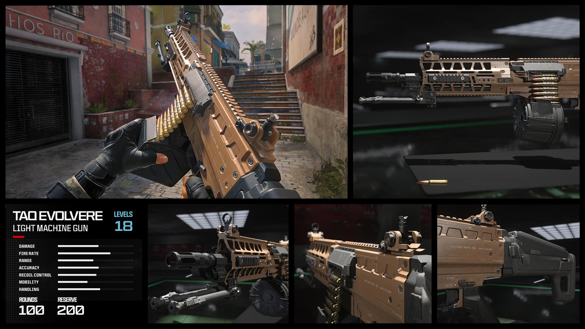 A picture of a gun in a video game featuring new weapons from the MW3 Season 1 Reloaded update.