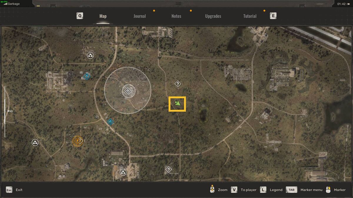 Stalker 2 artifact locations: map.