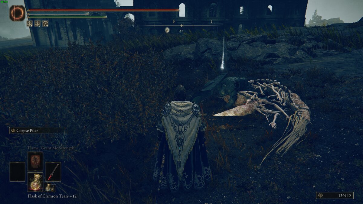 Elden Ring Shadow of the Erdtree Moore quest: Tarnished next to Moore.