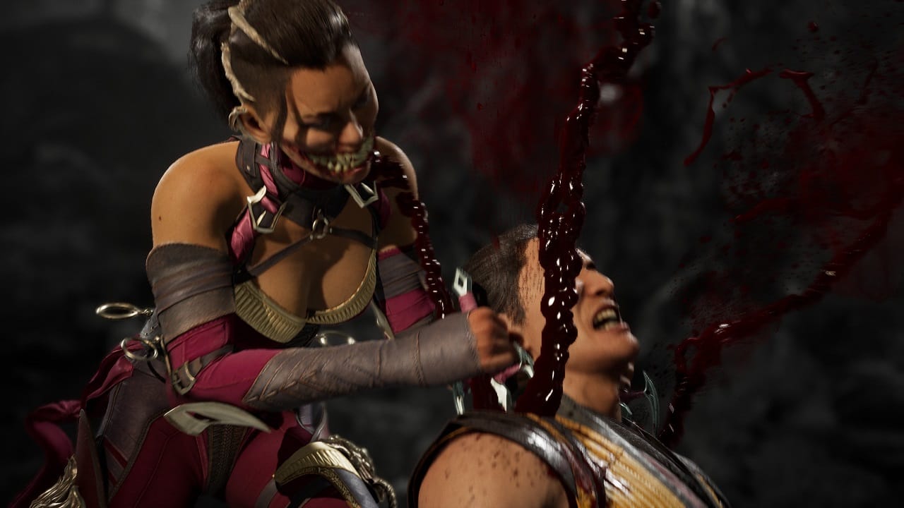 Mortal Kombat 1 achievements - An image of Mileena's fatality in the game.