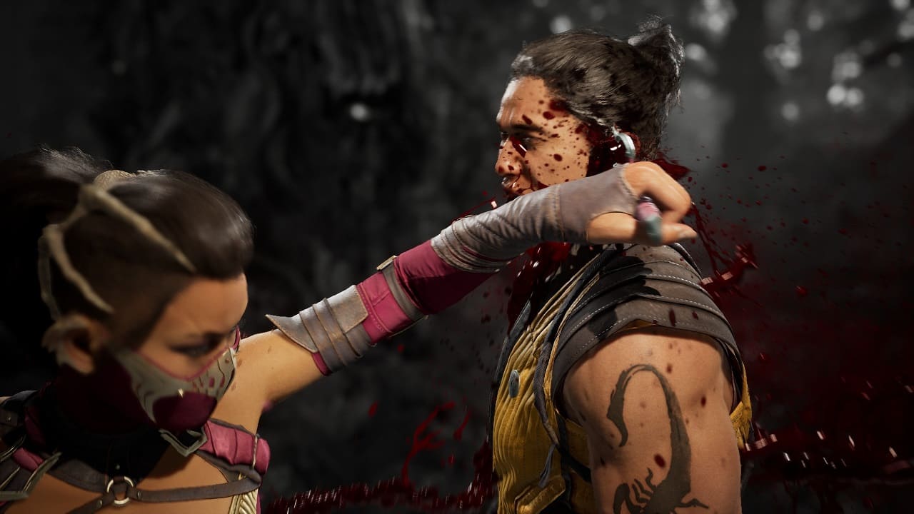 Mortal Kombat 1 fatalities: An image of Mileena's Appetizer fatality in the latest Mortal Kombat game.