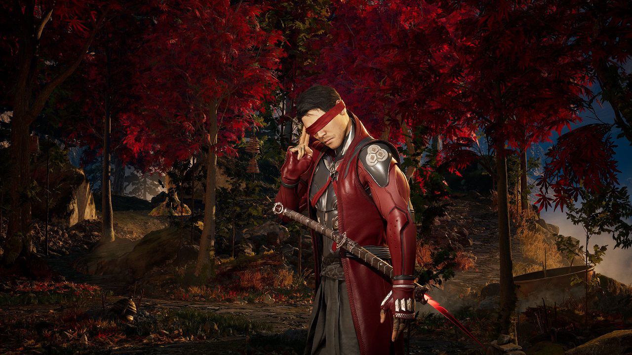 Mortal Kombat 1 Kenshi: An image of Kenshi from the game.