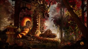 MK1 Koins and Dragon Krystals: An image of the Shrine in the game.
