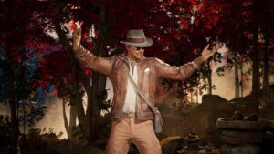 Mortal Kombat 1 Mastery Ranks: An image of Johnny Cage in the game.