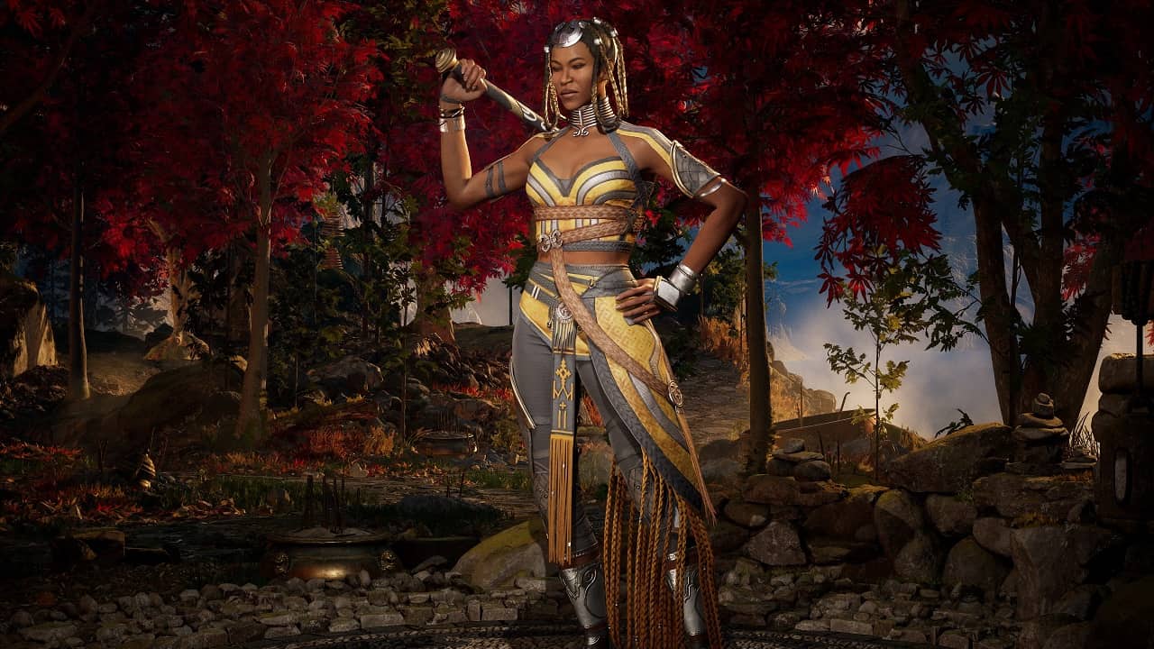 Mortal Kombat 11 Quitality: An image of Tanya in the game.