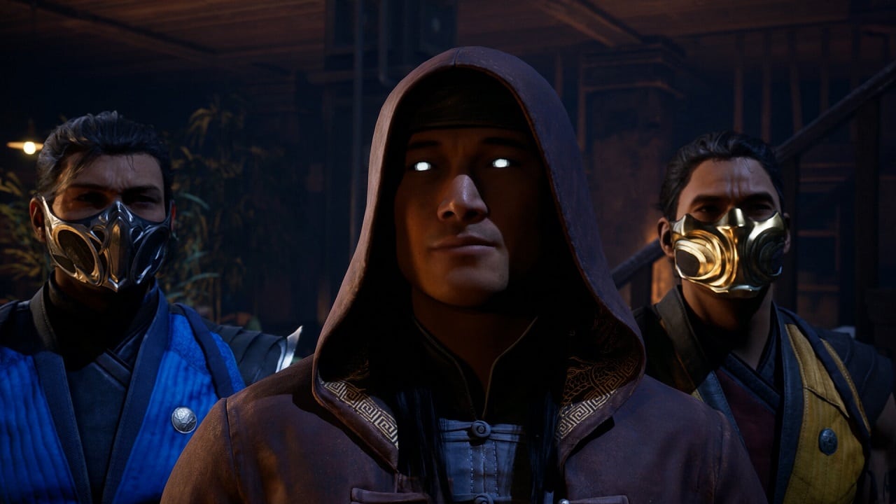 Mortal Kombat 1 Voice Actors: An image of the characters Sub-Zero and Scorpion next to another character.