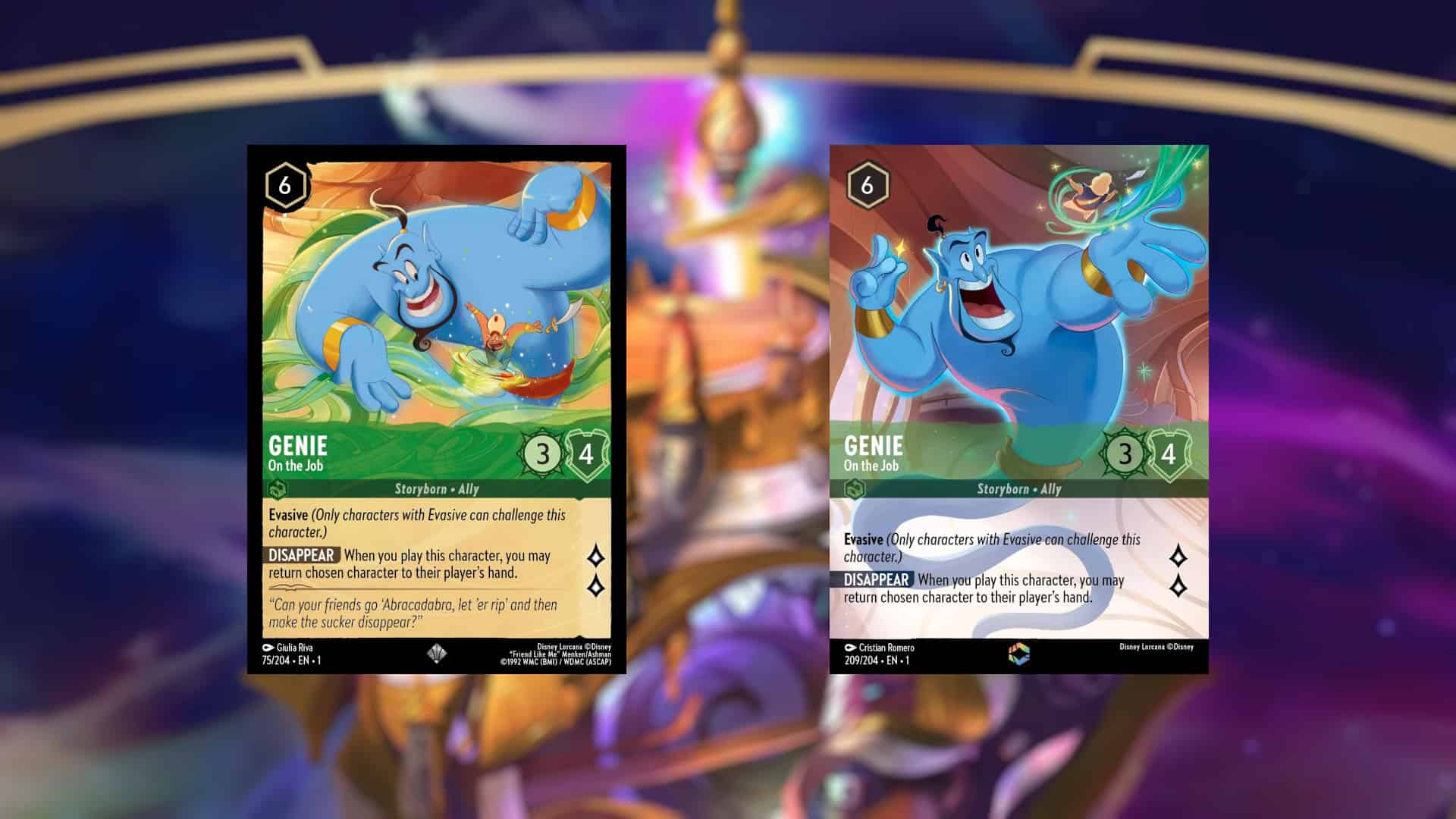 Picture of Genie - On the Job from Disney Lorcana
