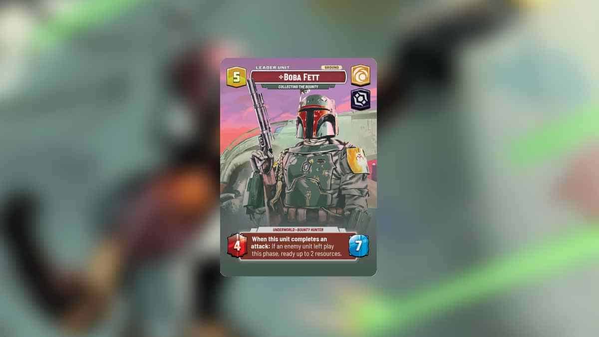 Most expensive Star Wars Unlimited cards: Boba Fett