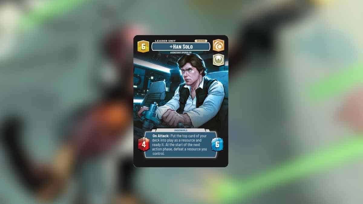 Most expensive Star Wars Unlimited cards: Han Solo