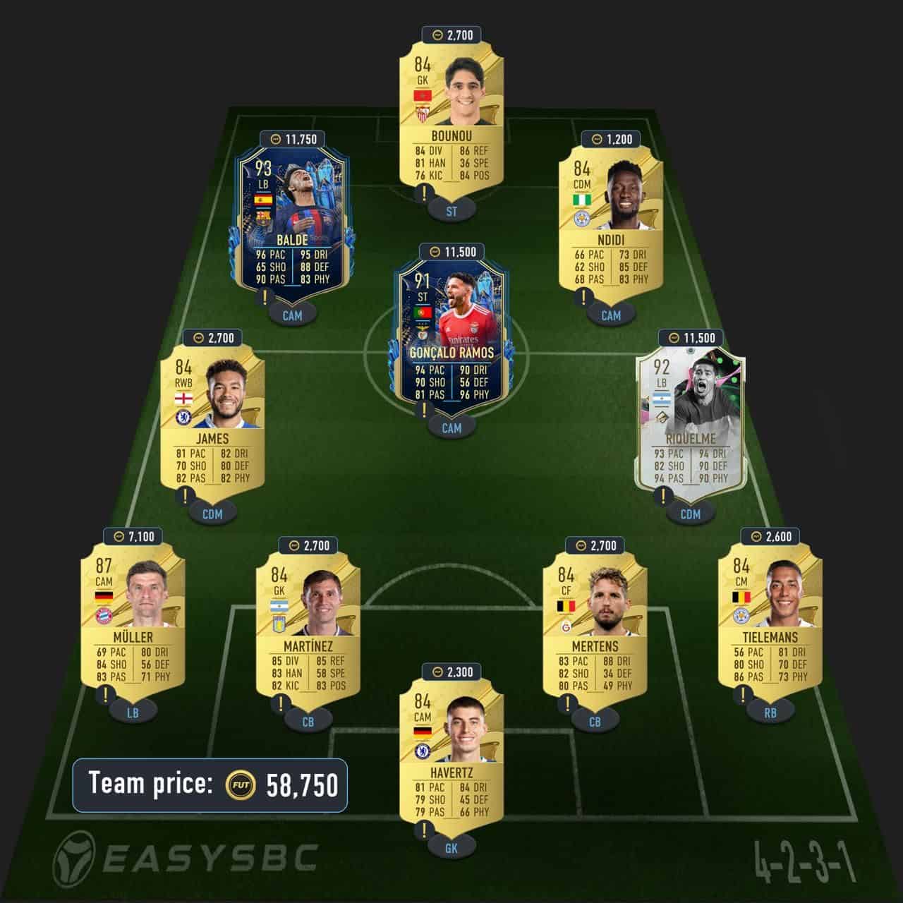 mount showdown sbc solution fifa 23 england