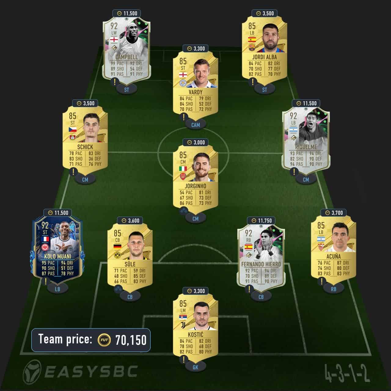 mount showdown sbc solution fifa 23 premier league