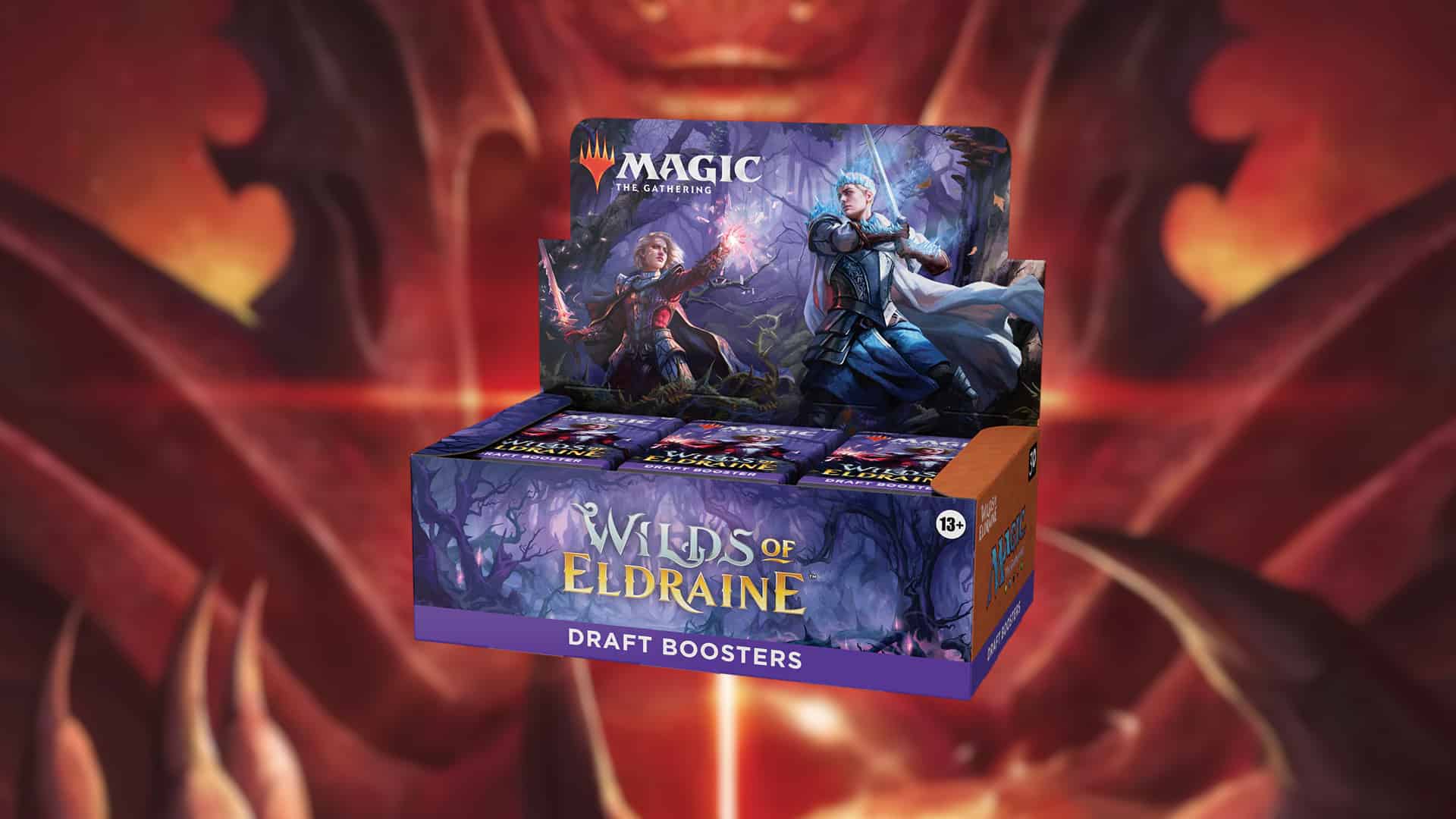 Picture of a Wilds of Eldraine Draft Booster box