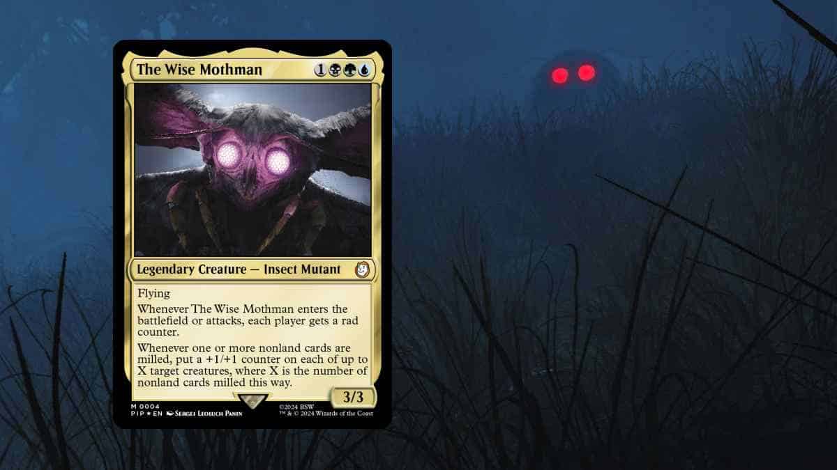 A card from the Mutant Menace decklist featuring a demon in the grass.