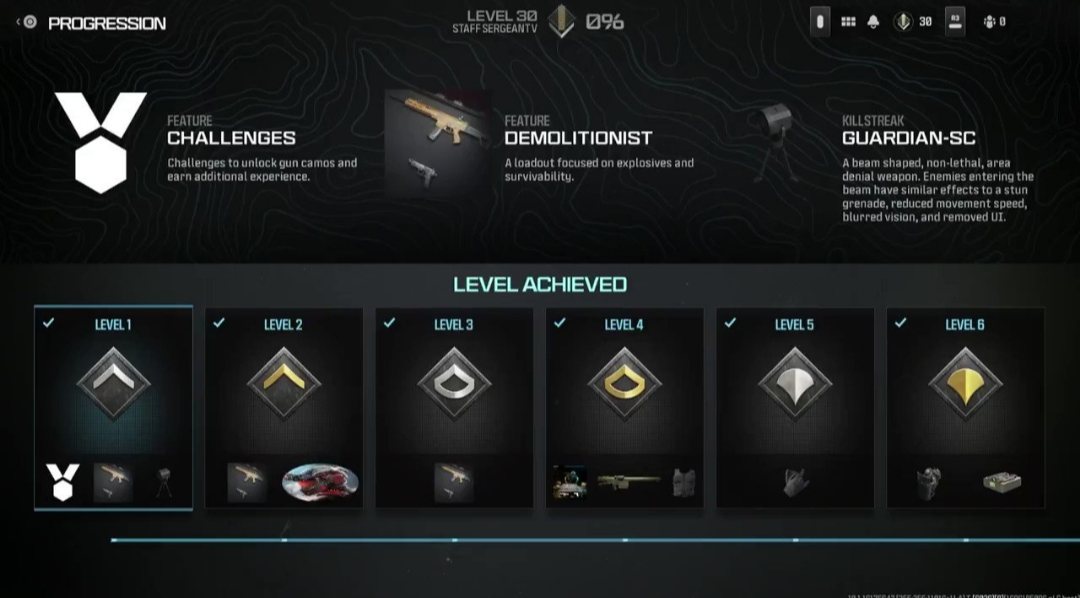 A screenshot of the game's main menu showcasing MW3 beta rewards.