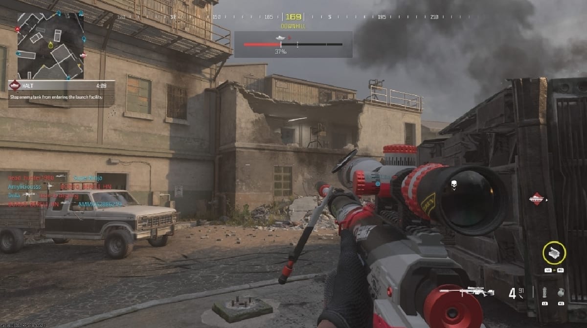 A screenshot of Call of Duty Black Ops 2 showcasing killstreaks in the campaign mode.