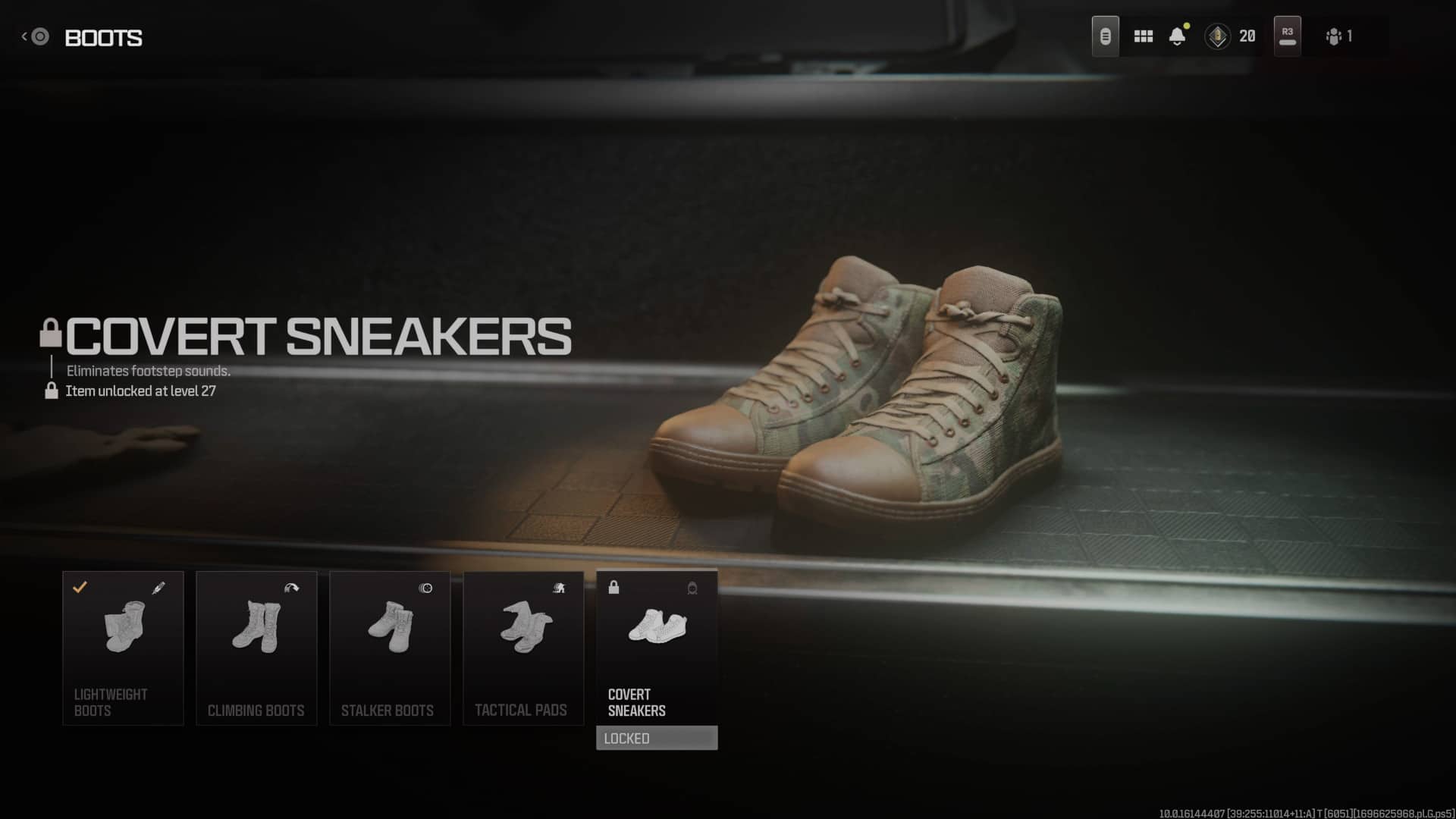 best mw3 perks - Picture of the Covert Sneakers in MW3