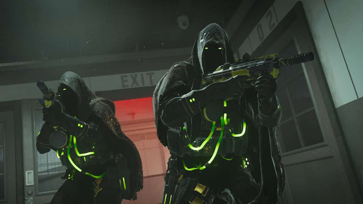 Two masked characters in the game.