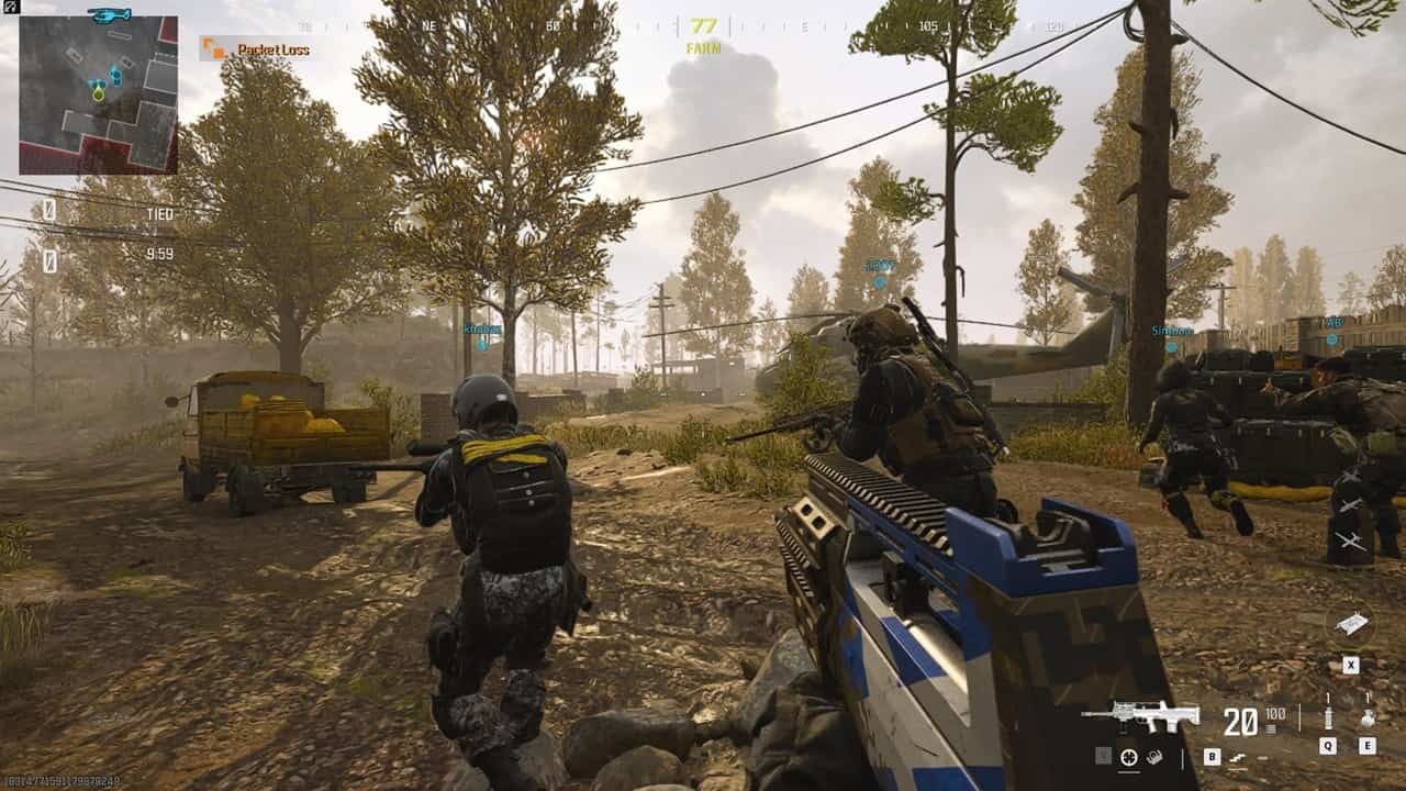 Multiplayer is just as tight and refined as you'd expect from MW3. Image captured by VideoGamer.