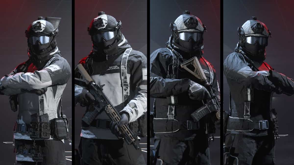 A collage of a man in a uniform, eagerly awaiting the MW3 Season 2 release date.
