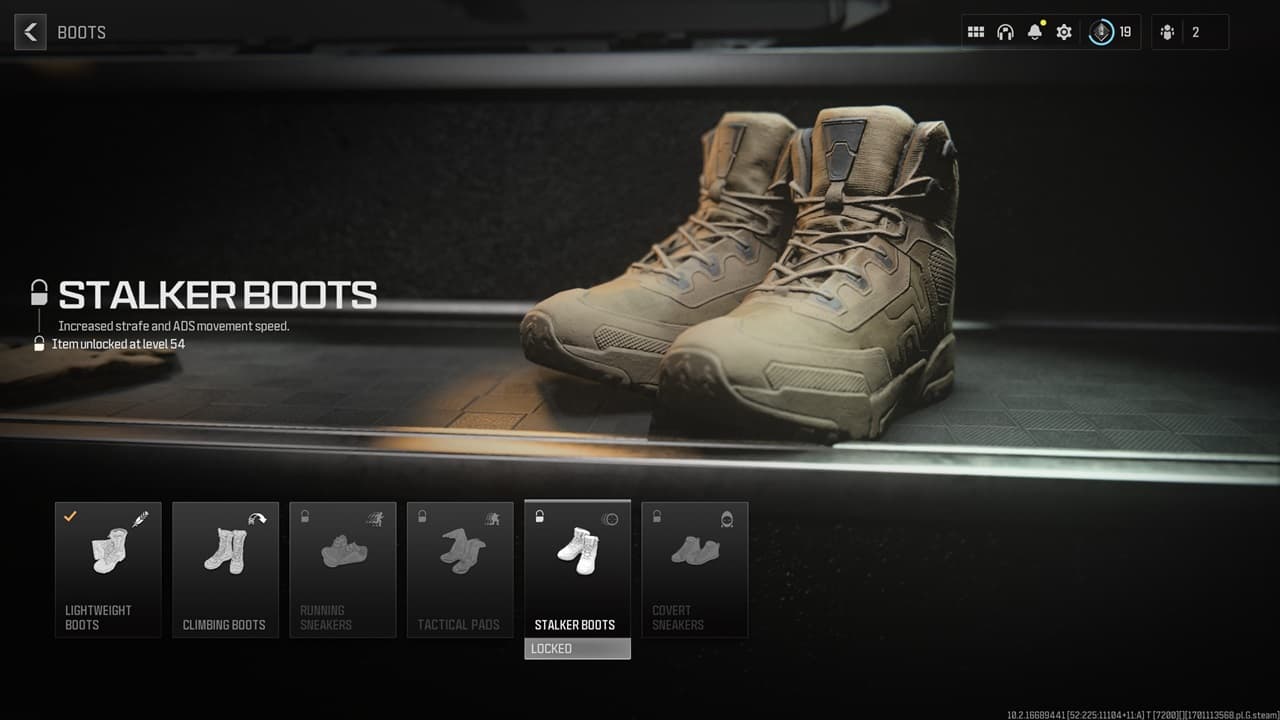 Use the Stalker boots to improve strafe speed in MW3. Image captured by VideoGamer.