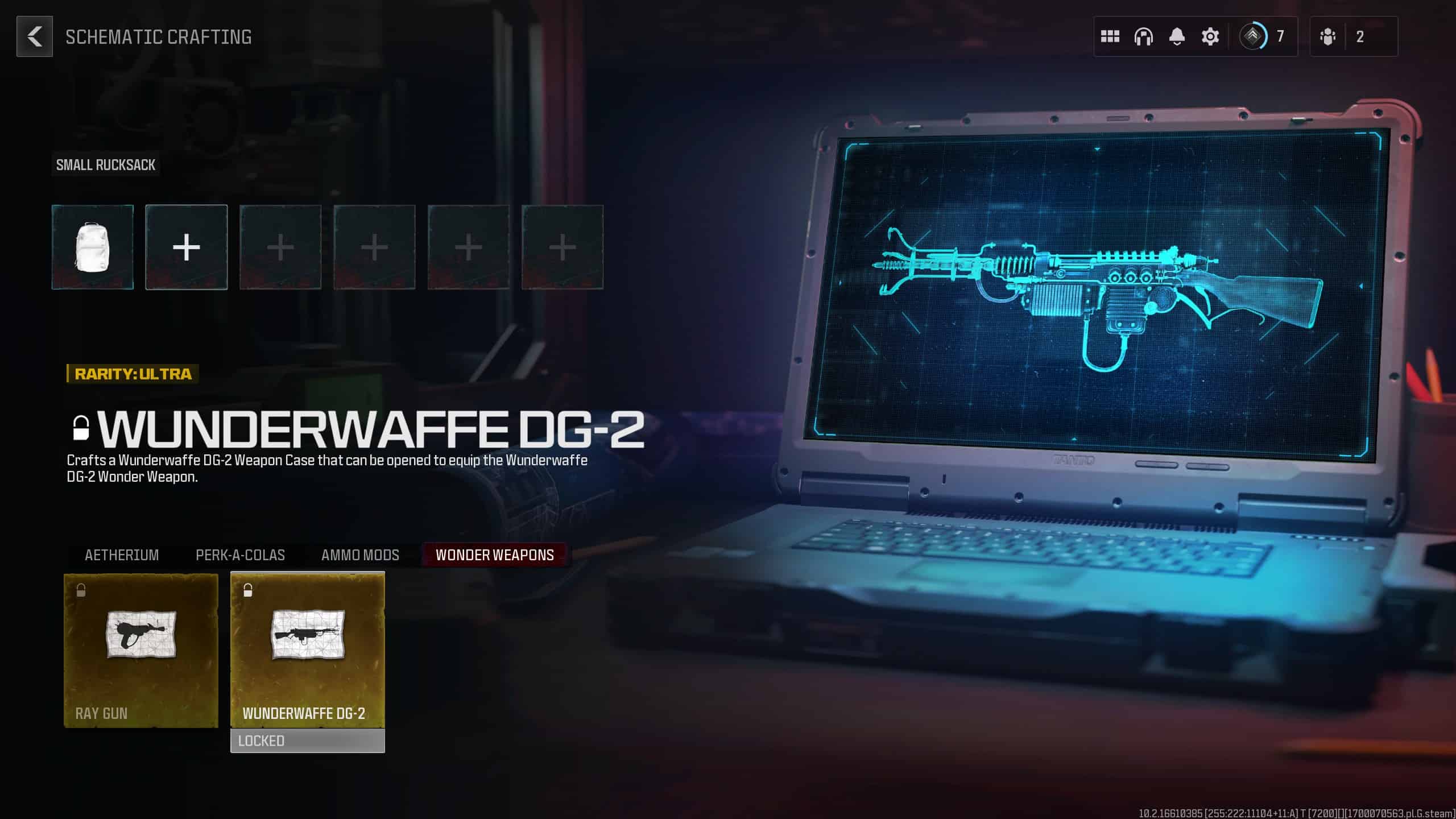 Schematic for the Wunderwaffe gun in Modern Warfare 3.