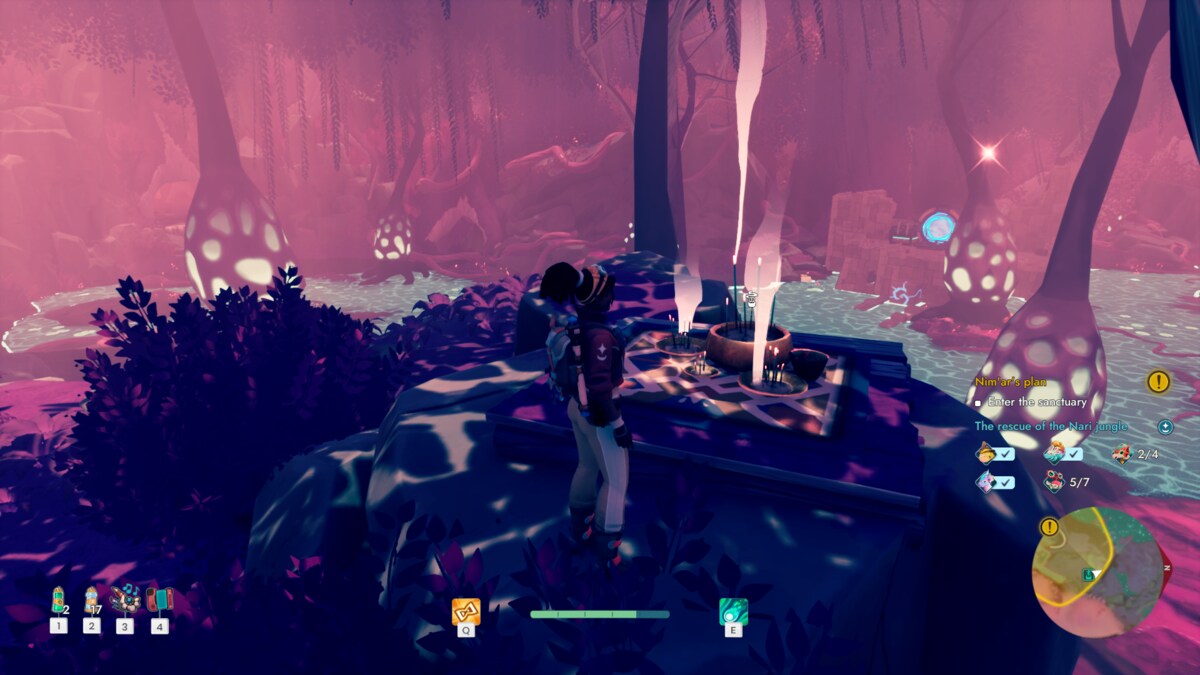 Creatures of Ava Nari Jungle Censers location: Vic exploring the Nari Jungle.