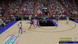Nba 2k11 screenshot of nba 2k11 on microsoft xbox 360 featuring Nba 2k24 best badges.