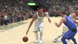 Giannis Antetokounmpo moves up in NBA 2K24 player ratings update for the Milwaukee Bucks.