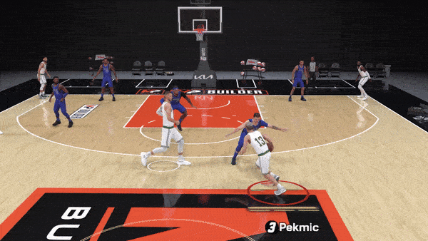 Contact layup in NBA 2K25