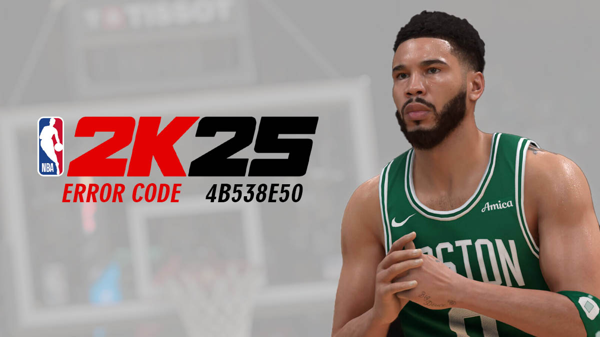 NBA 2K25 error 4b538e50