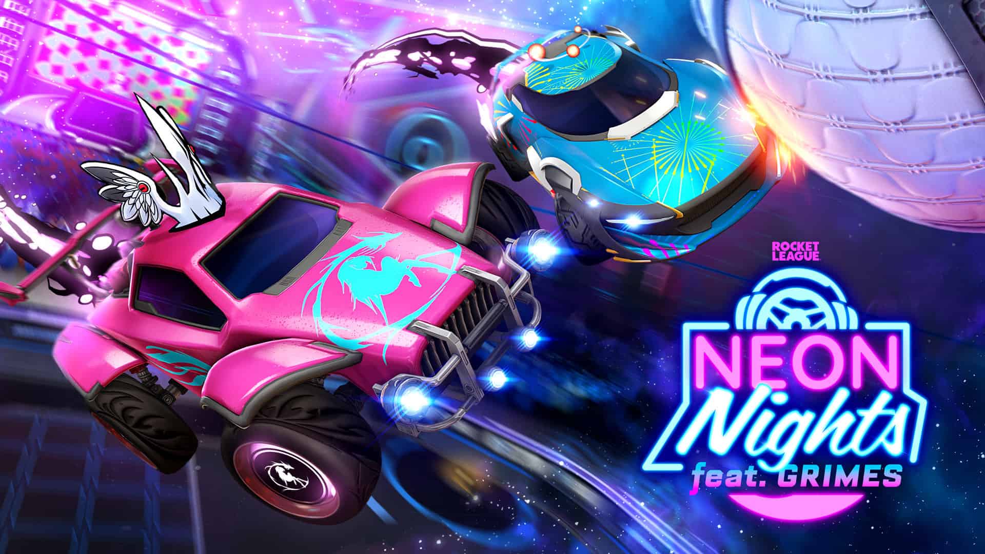 Rocket League welcomes Grimes in Neon Nights event next week