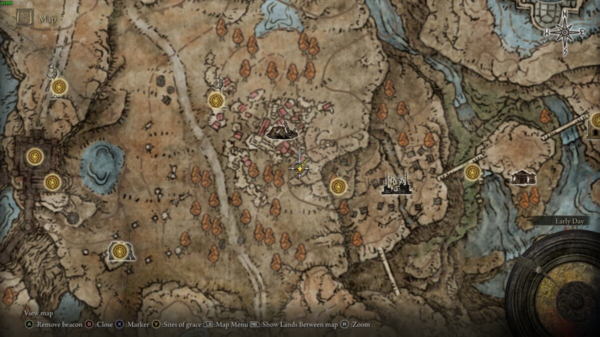 Elden Ring Shadow of the Erdtree Scadutree Blessing: realm of shadow map.