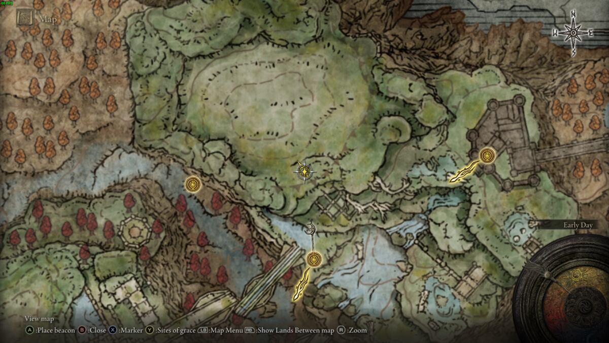 Elden Ring Shadow of the Erdtree Scadutree Blessing: realm of shadow map.