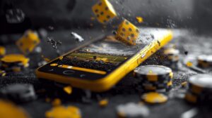 An image depicting New Zealand sports betting on a phone