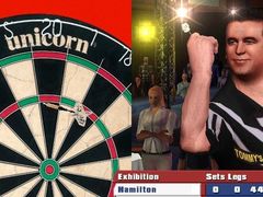 Phil Taylor assisting with PDC Darts 2009