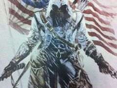 Assassin’s Creed III artwork shows a tomahawk-wielding assassin