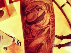 Sean Kingston gets Mario Kart tattoo