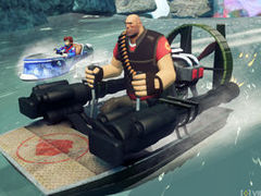Team Fortress 2’s Heavy, Pyro and Spy race into Sonic All-Stars Racing Transformed on PC
