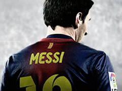 FIFA 14 box art features Messi