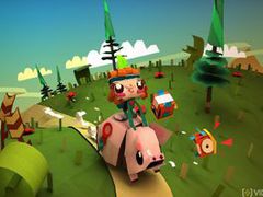 Tearaway features in-game rideable pig
