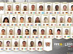 FIFA 14 Ultimate Team Legends had to be cut from hundreds to just 40