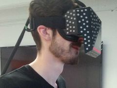 Valve’s virtual reality headset is snazzy with polka dot design