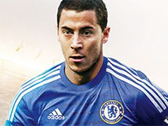 Eden Hazard is the FIFA 15 UK cover star