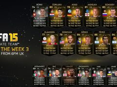 FIFA 15 Ultimate Team of the Week 3 includes Messi, Tevez and Dzeko